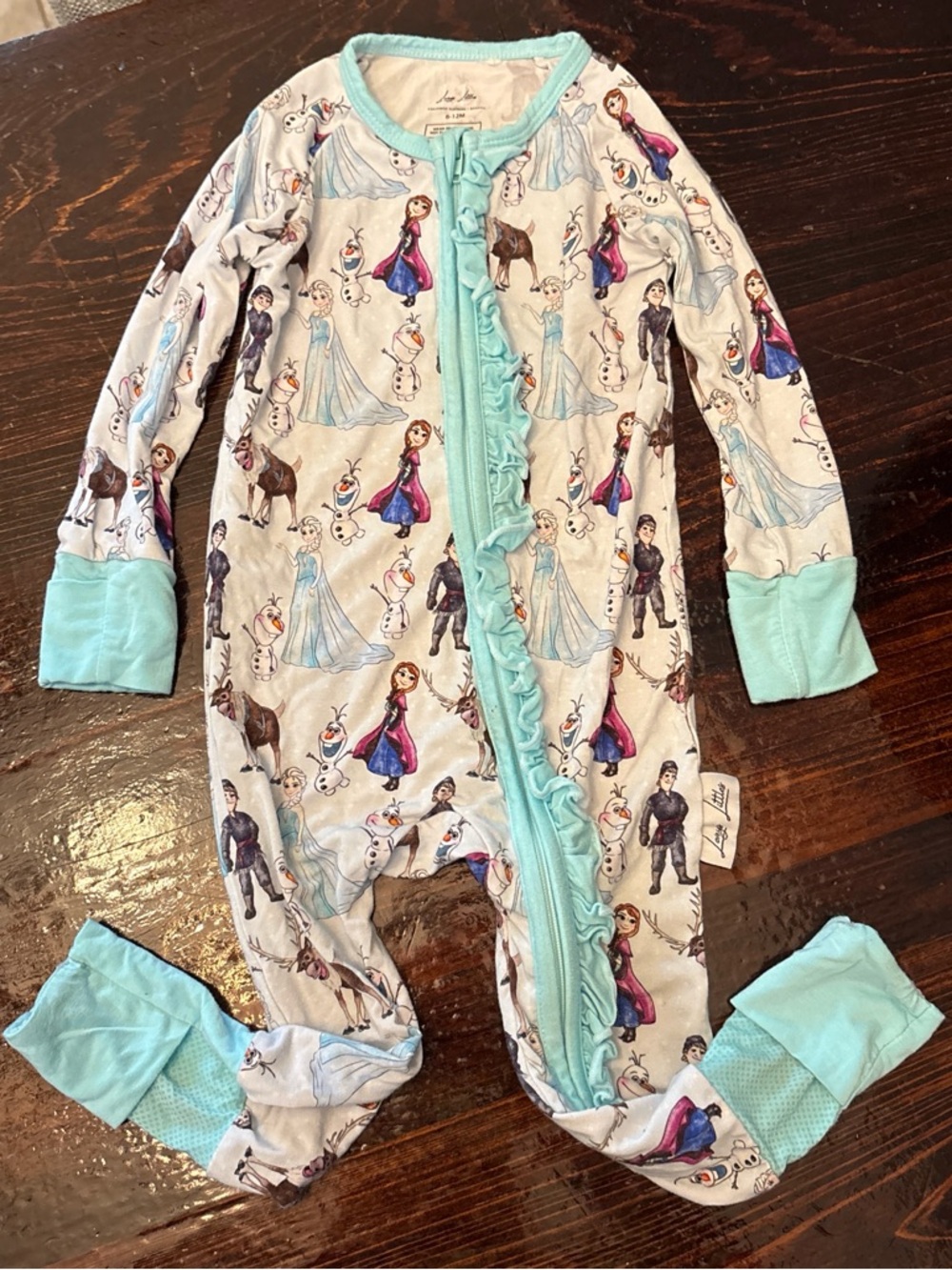 Frozen bamboo footies